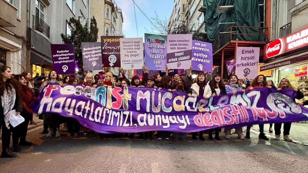 Feminist Gece Yürüyüşü'nde tutuklananlar serbest bırakıldı: Mücadeleleri durduramazsınız!