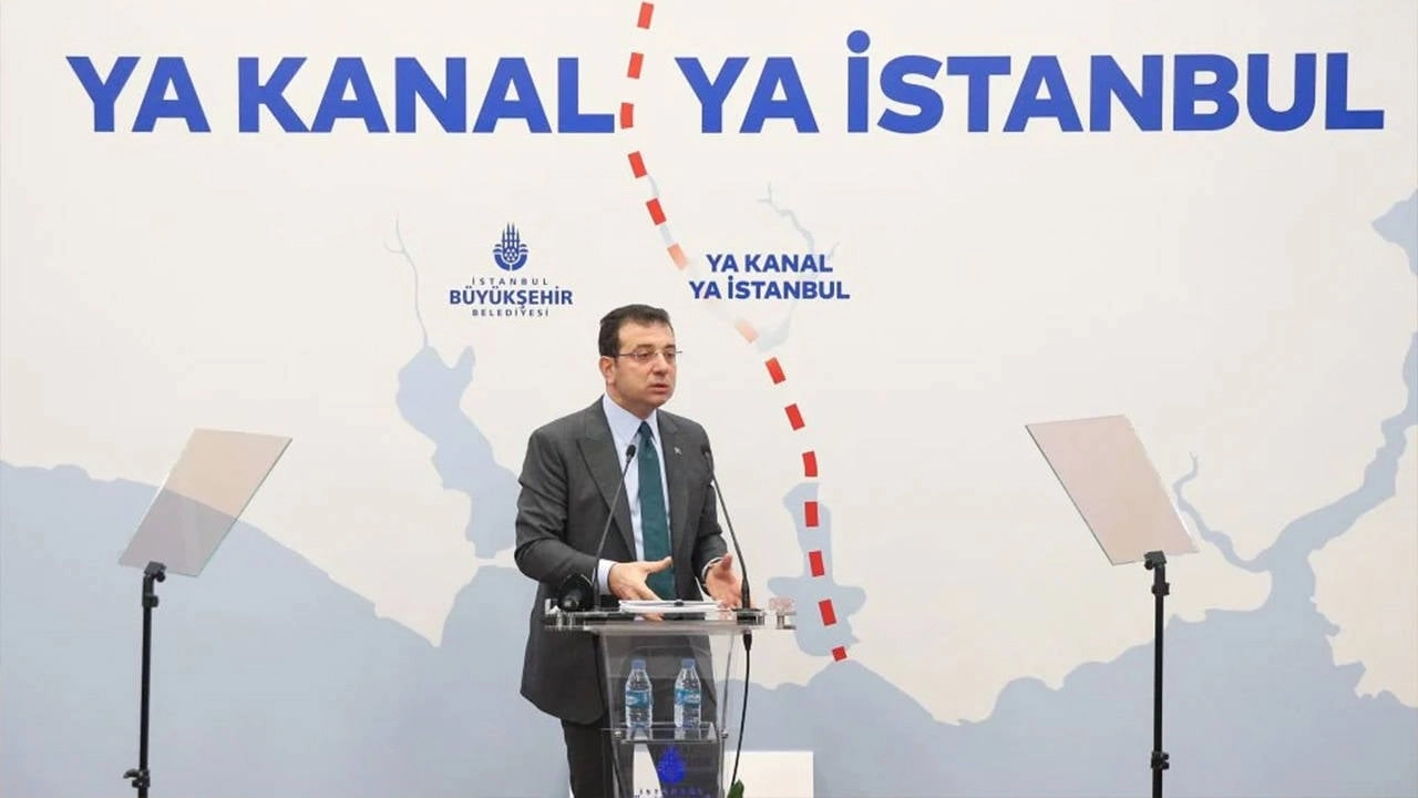 İmamoğlu'dan Erdoğan'a sert mesaj: "Kanal İstanbul'u halkın kararına bırak, cesaretin varsa!"