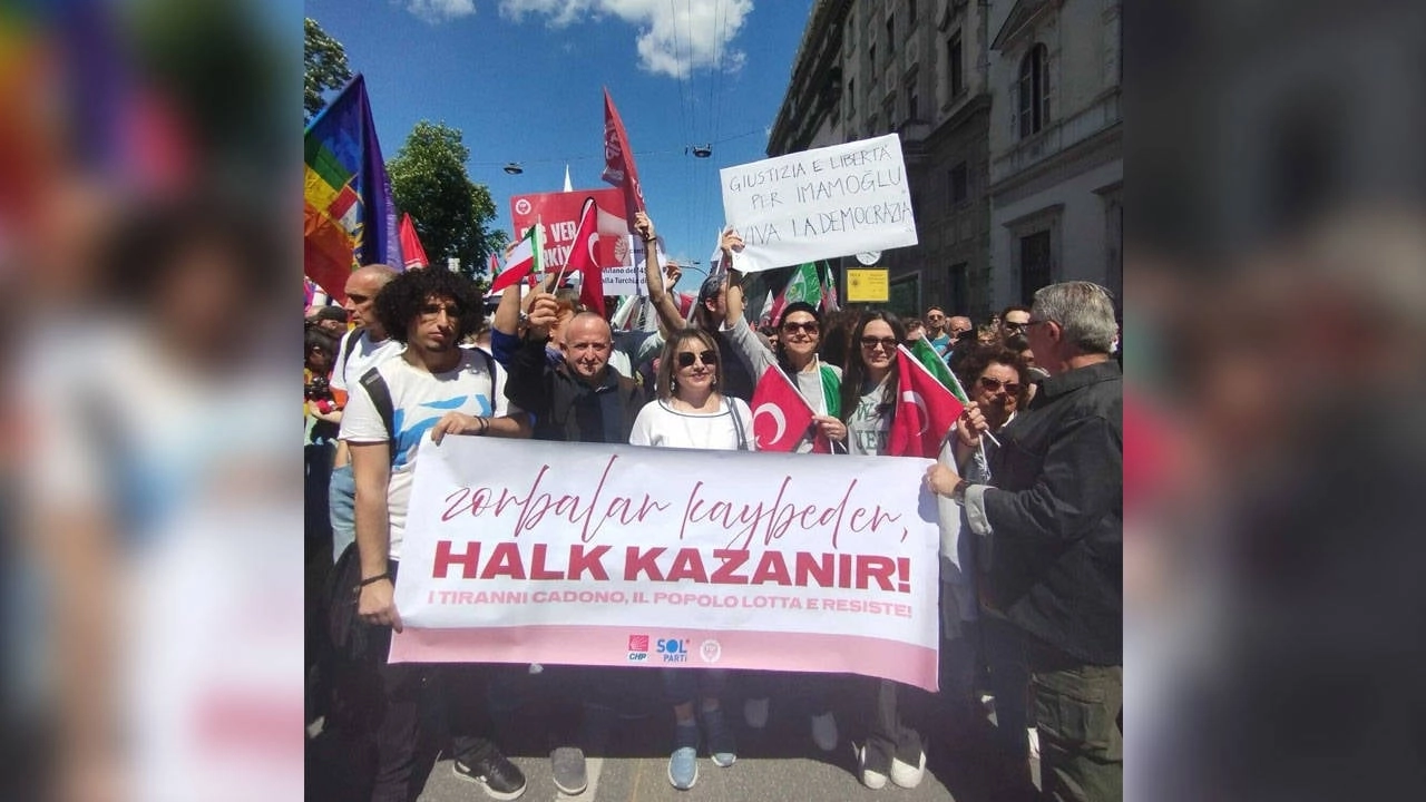 İtalya'da Türkiye'deki baskılara karşı muhalefet birleşiyor: "Zorbalar yenilir, halk kazanır"