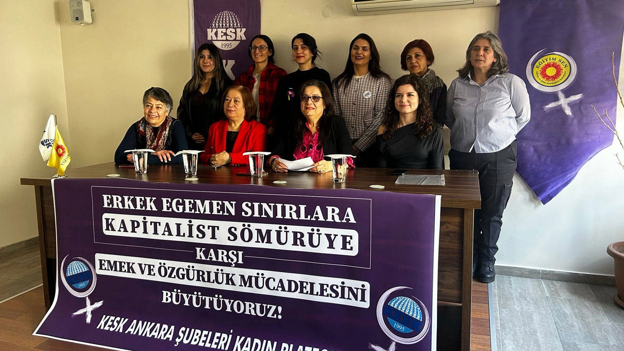 KESK: Faşizm aileyi tehdit ediyor, kadınlar direnişi yükseltiyor!