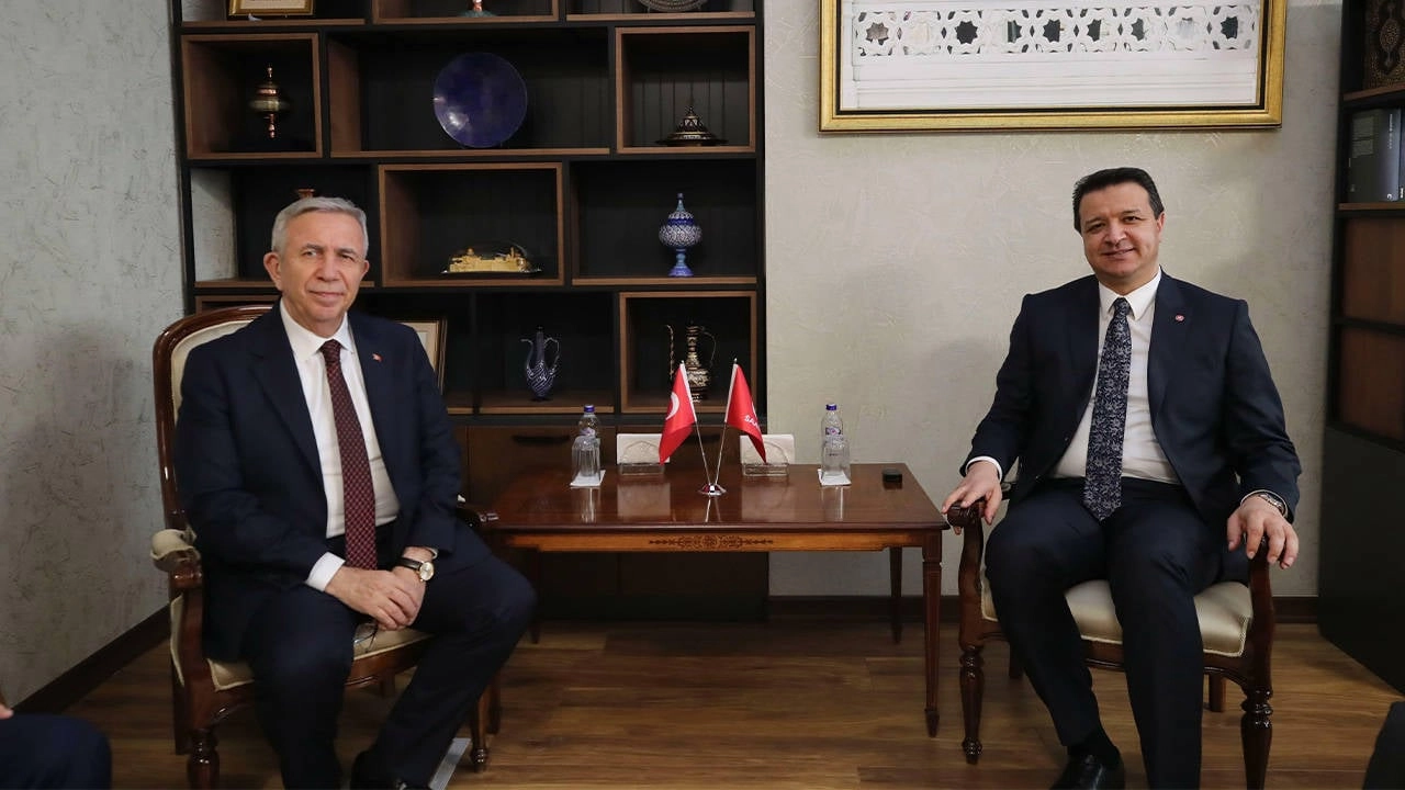 Mansur Yavaş'ın Saadet Partisi Ziyareti