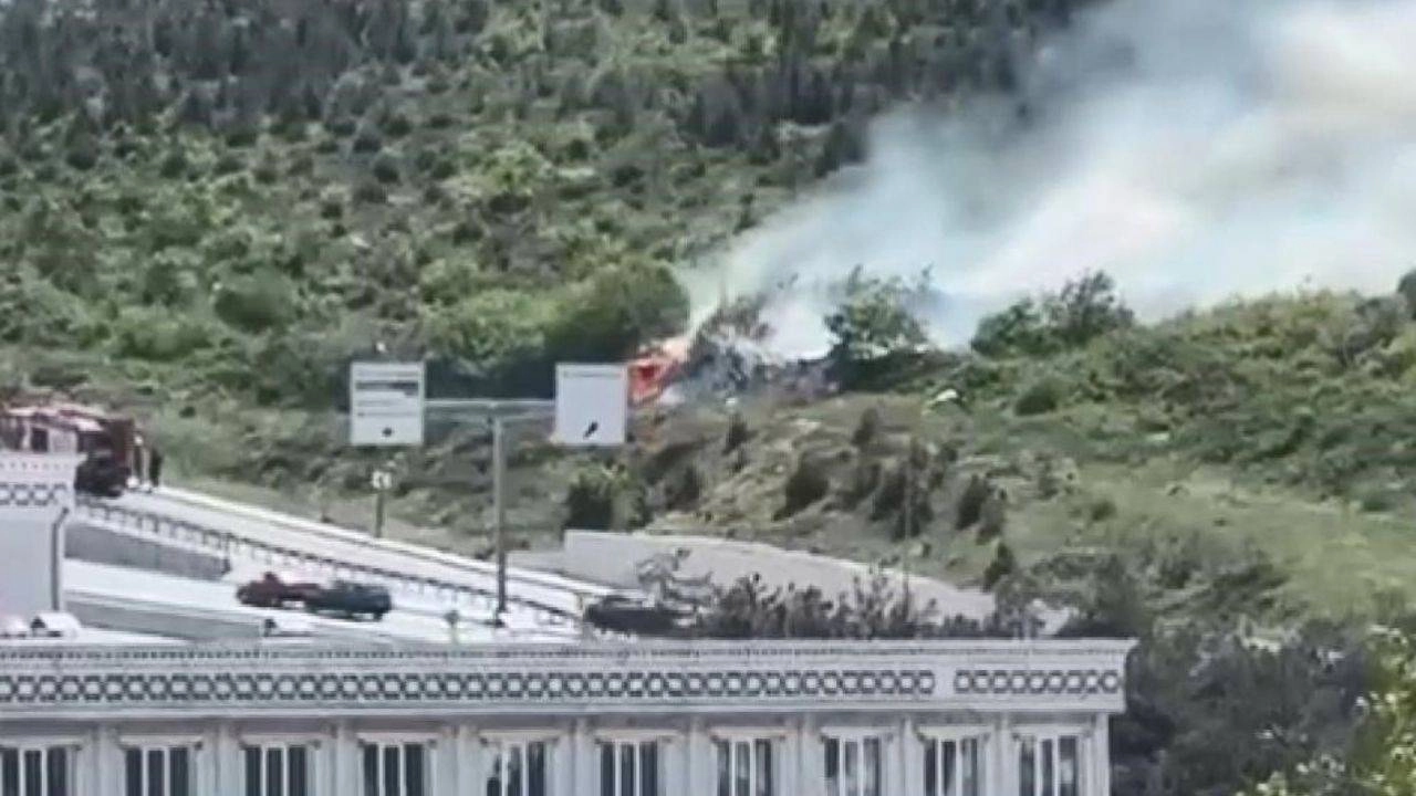 Orman yangını Arnavutköy'de can almaktan son anda kurtarıldı!