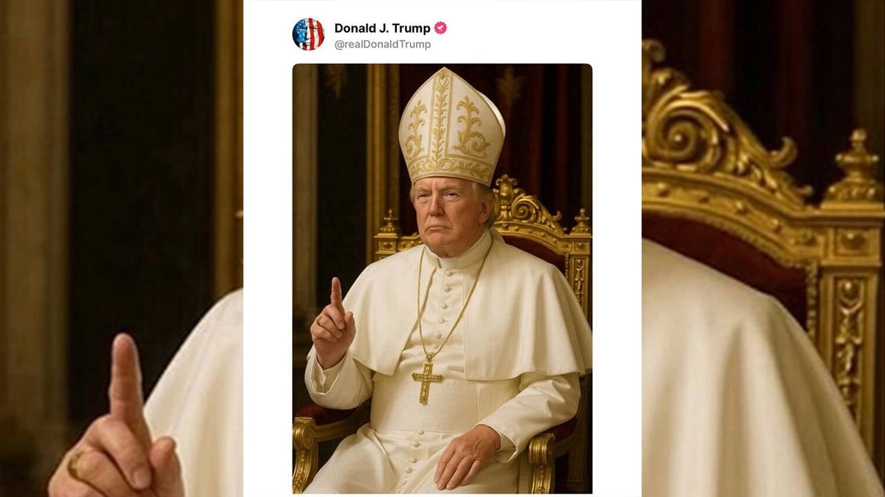 Trump: "Papa Görseli Sadece Eğlence İçindi, Sorun Yok!"